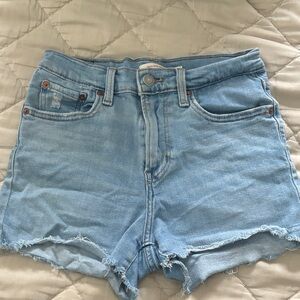 Levi's Light Blue Jean Shorts